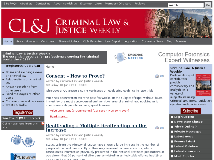 www.criminallawandjustice.co.uk