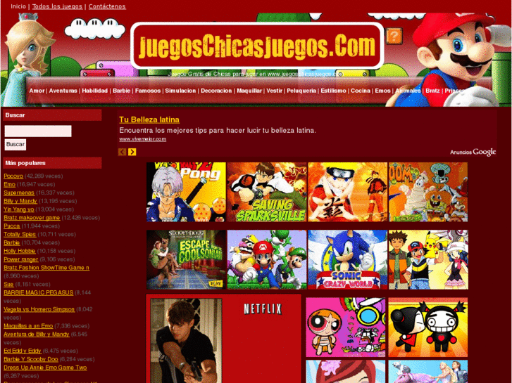 www.juegoschicasjuegos.com