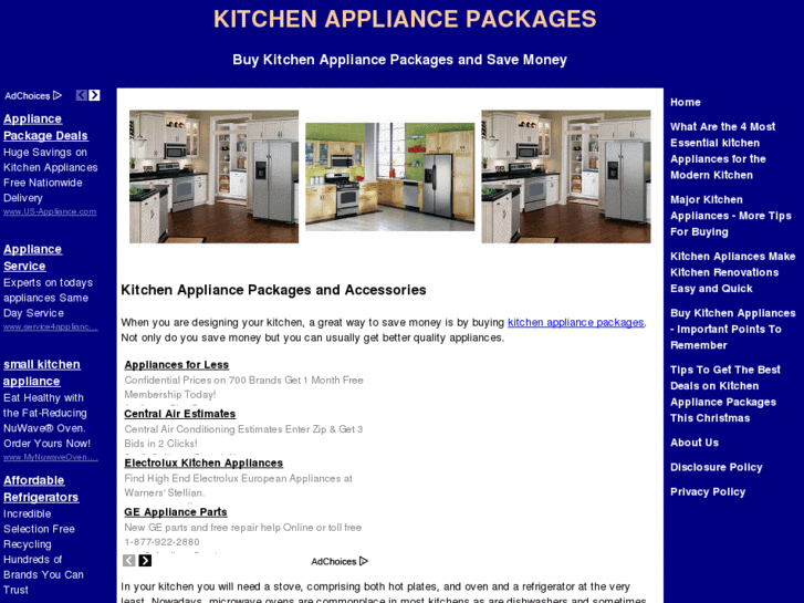 www.kitchenappliancepackages.net