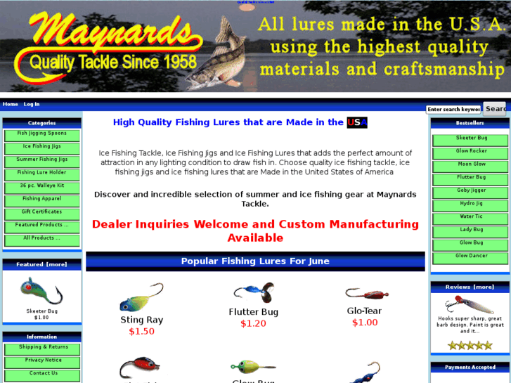 www.maynardstackle.com