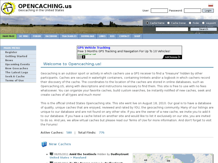 www.opencaching.us