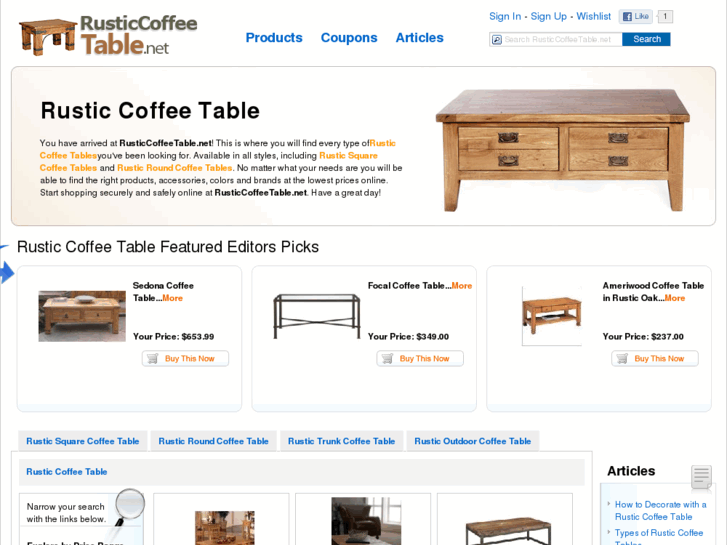 www.rusticcoffeetable.net