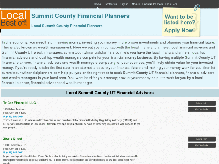 www.summitcountyfinancialplanners.com