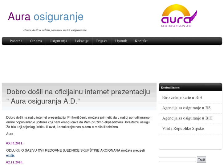 www.auraosiguranje.com