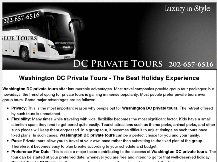 www.dcprivatetours.info