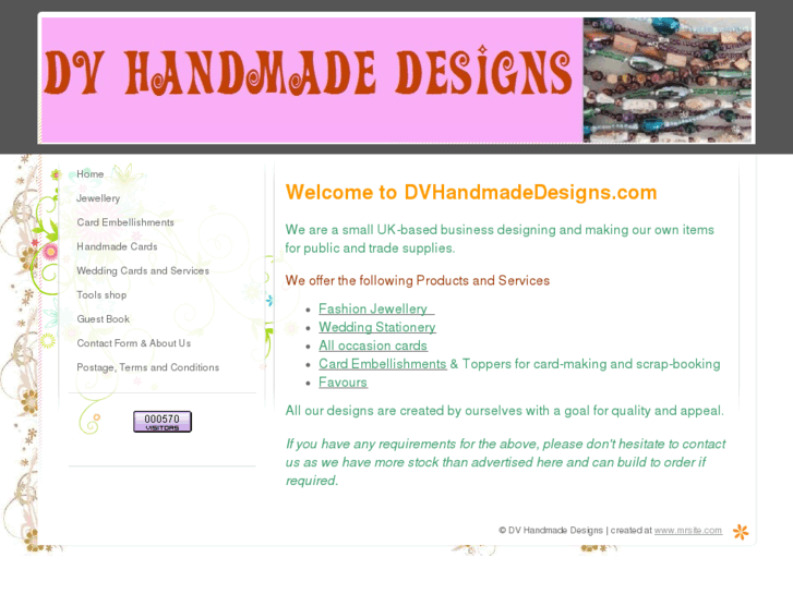 www.dvhandmadedesigns.com