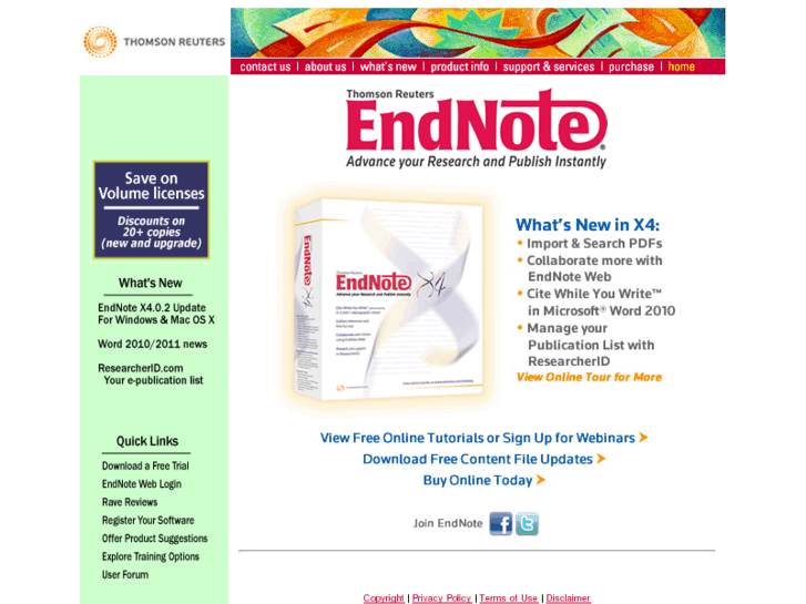 www.endnote.com