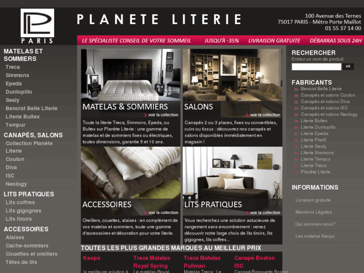 www.planete-literie.com