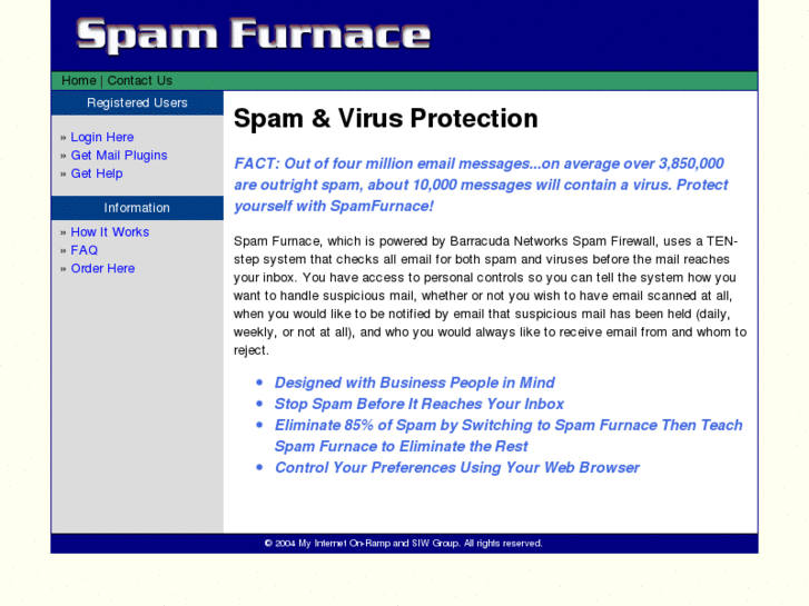 www.spamfurnace.com