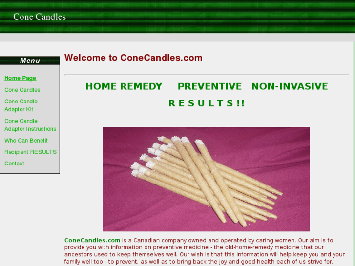 www.conecandles.com