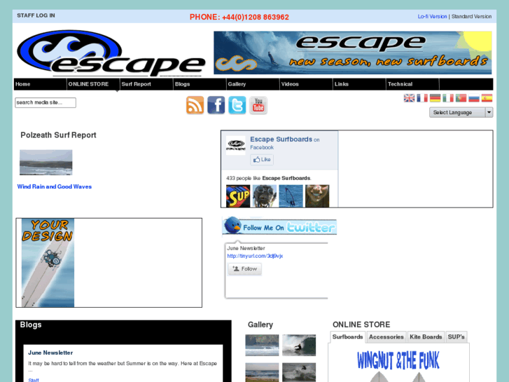 www.escapesurfboards.biz
