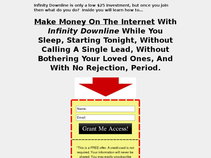 www.infinitydownlineresults.info