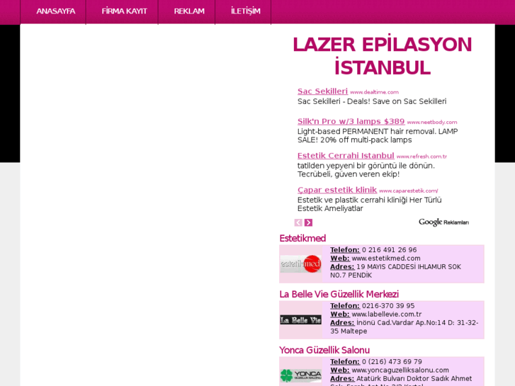 www.lazerepilasyonistanbul.com