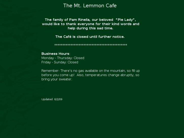 www.mtlemmoncafe.com