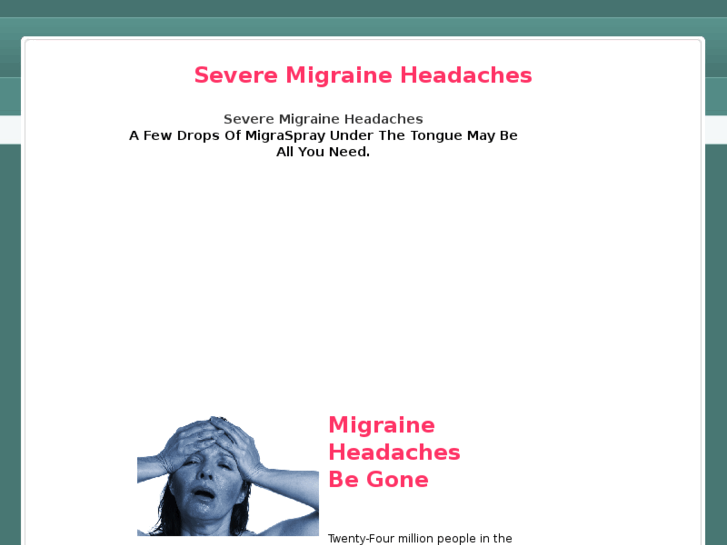 www.severemigraineheadaches.com