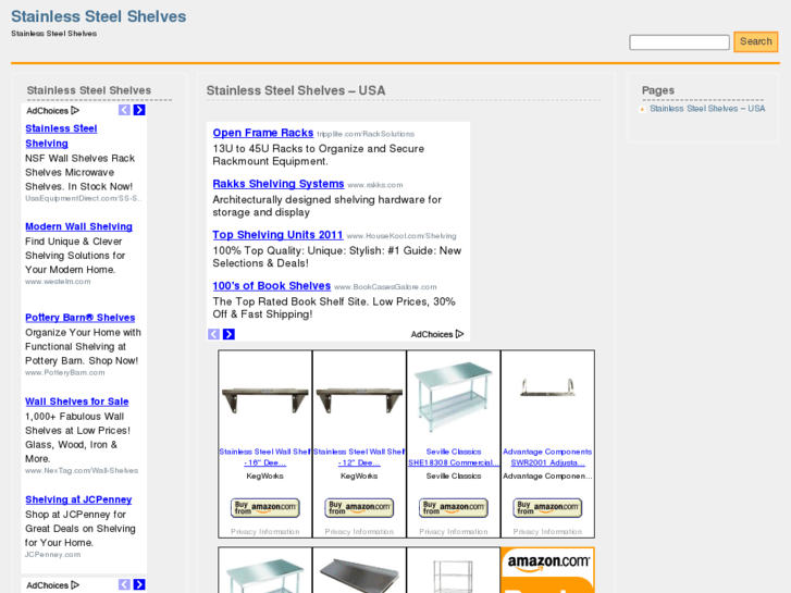 www.stainlesssteelshelves.org