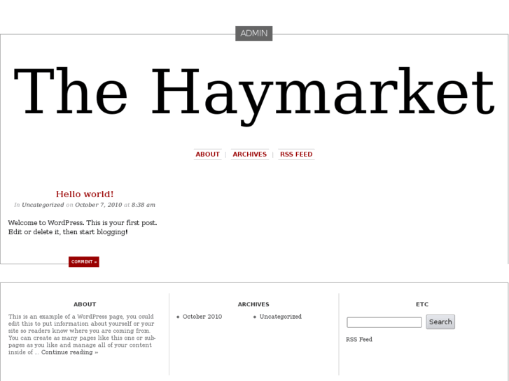 www.thehaymarket.net