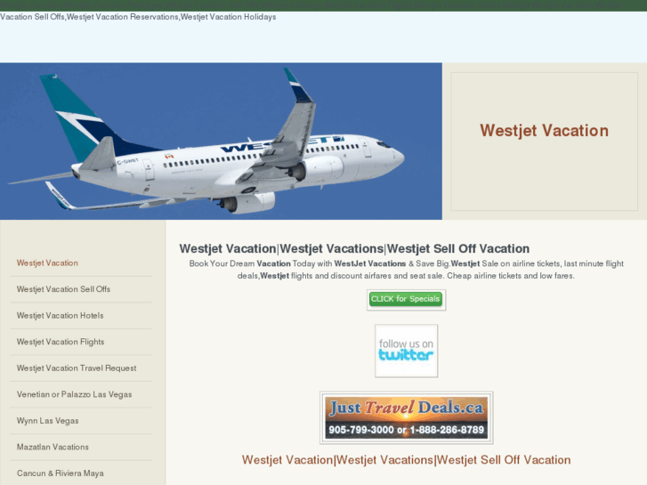 www.westjetvacation.net