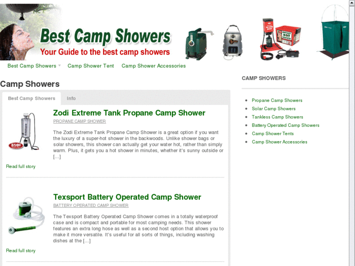 www.bestcampshowers.com