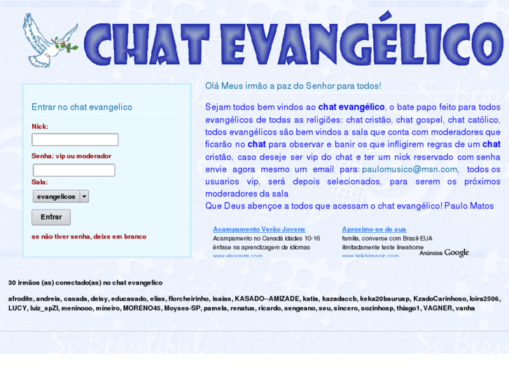 www.chatevangelico.net