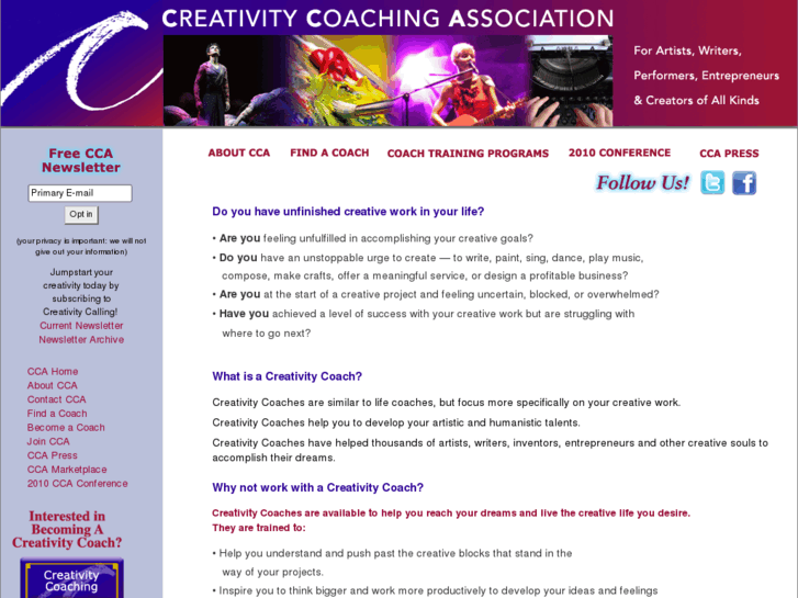 www.creativitycoachingassociation.com