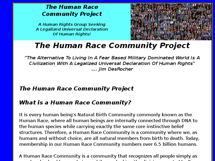 www.humanracecommunity.com