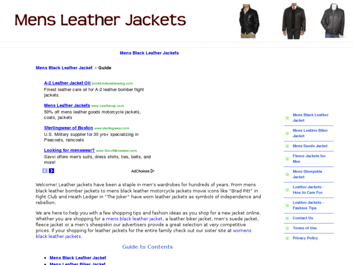 www.mensblackleatherjacket.com