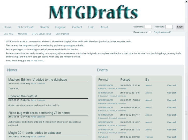 www.mtgdrafts.com