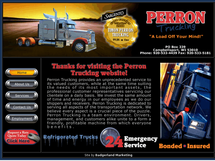 www.perrontruckinginc.com