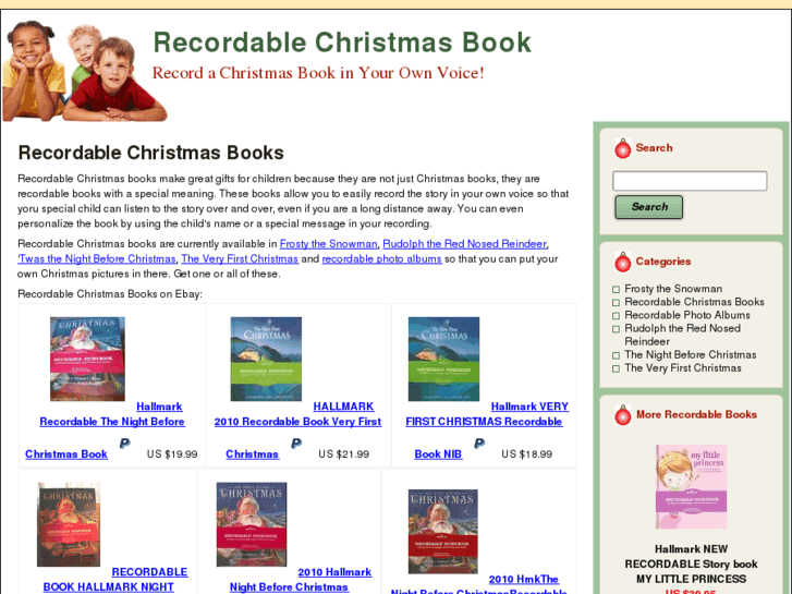 www.recordablechristmasbook.com