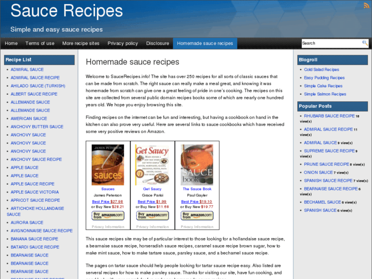 www.saucerecipes.info