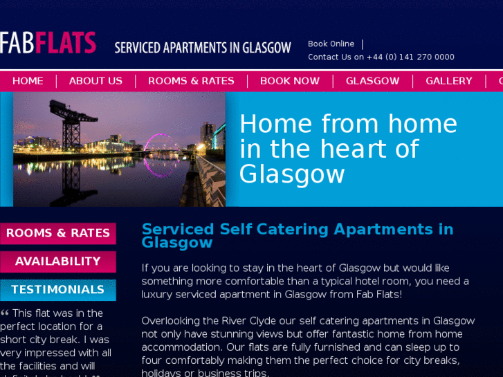 www.serviced-self-catering-apartments-glasgow.co.uk