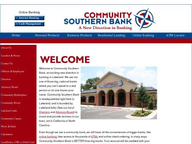 www.communitysouthernbank.com