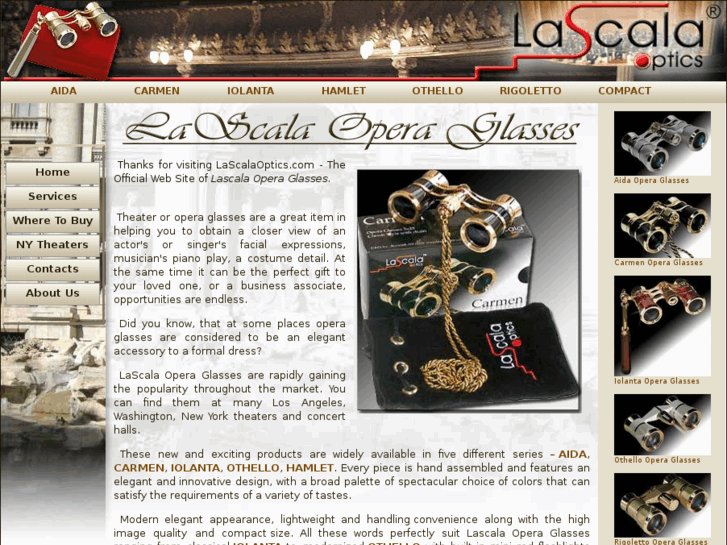 www.lascalaoptics.com