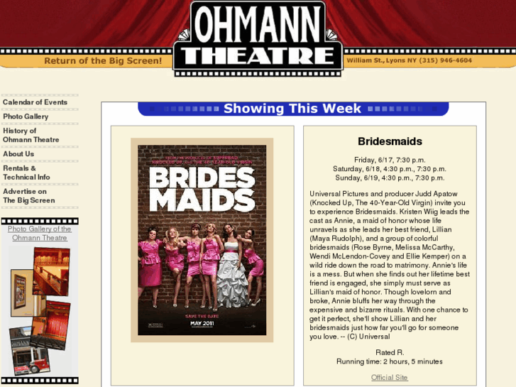 www.ohmanntheatre.com