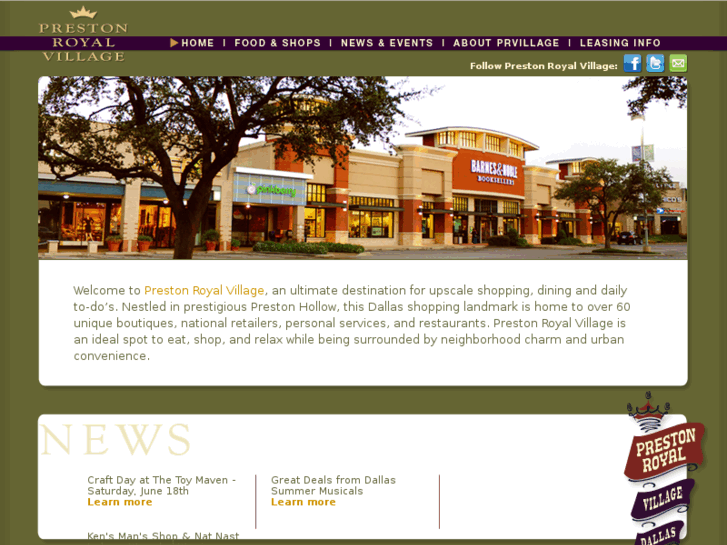 www.prestonroyalvillage.com