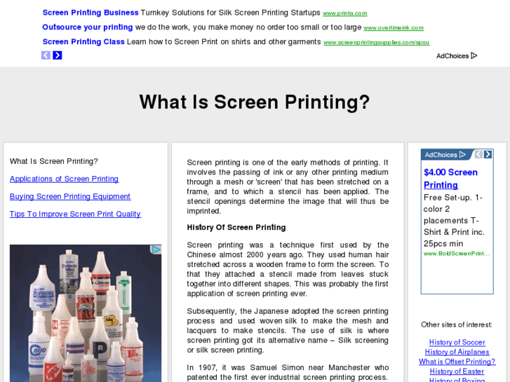 www.whatisscreenprinting.com