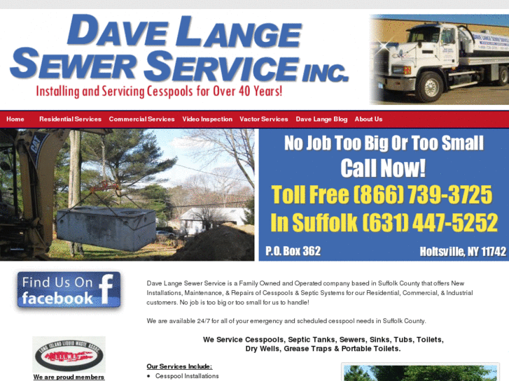 www.davelangesewerservice.com