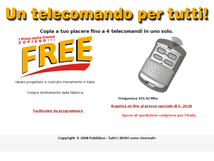 www.freetelecomando.com