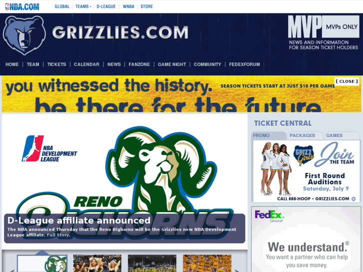 www.grizzliesticket.com