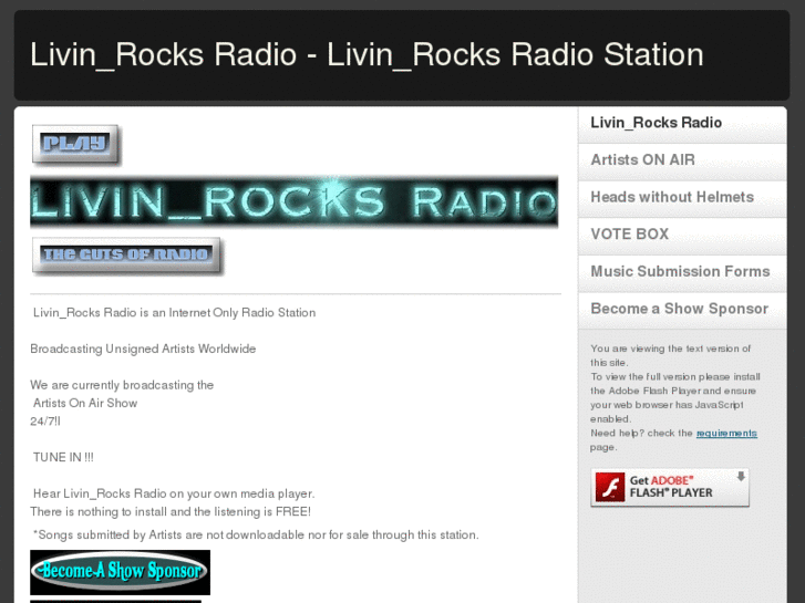 www.livinrocksradio.com