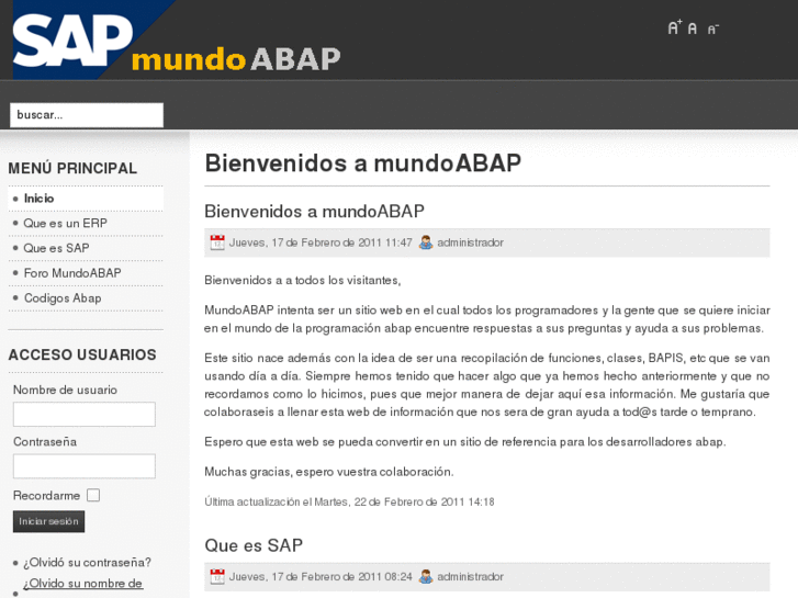 www.mundoabap.es