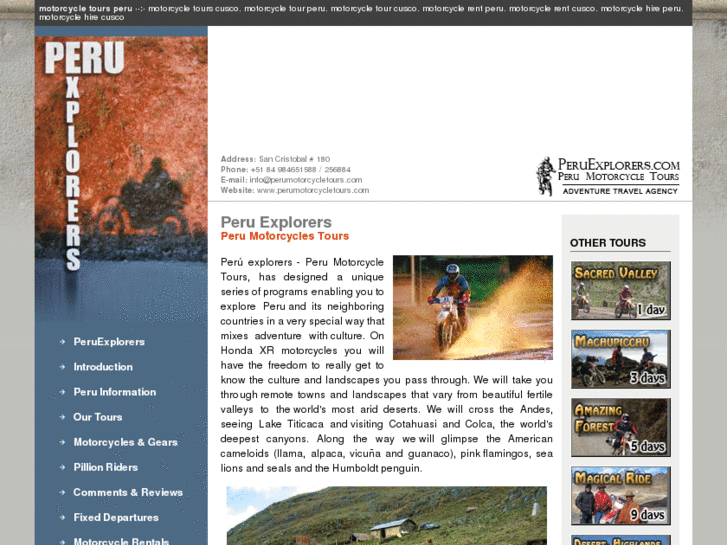 www.perumotorcycletours.com