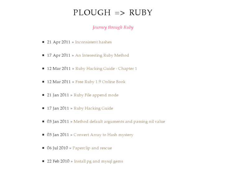 www.ploughthroughruby.co.uk