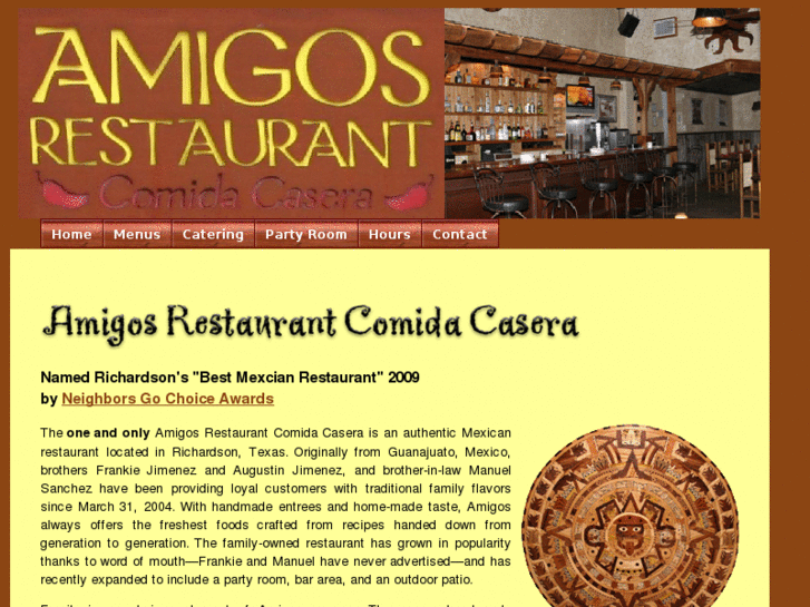 www.amigoscomidacaserarestaurant.com