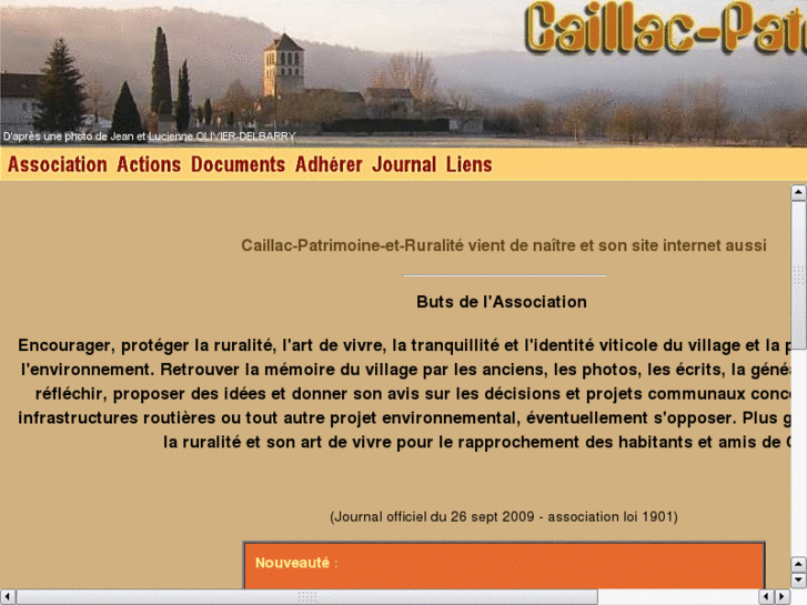 www.caillac-patrimoine.org