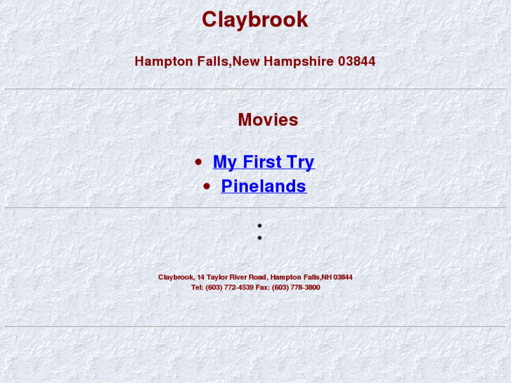 www.claybrook.net