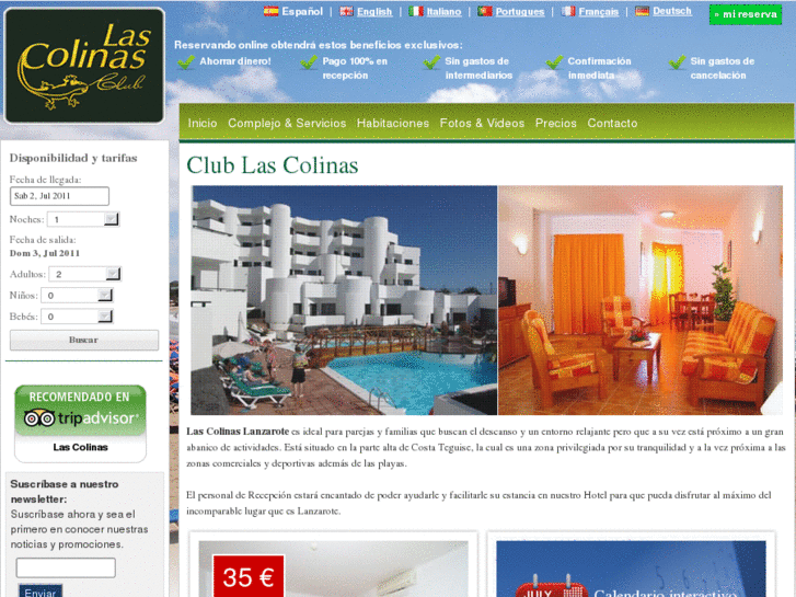 www.clublascolinaslanzarote.com