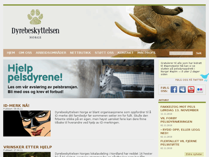 www.dyrebeskyttelse.com