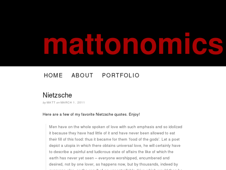 www.mattonomics.com